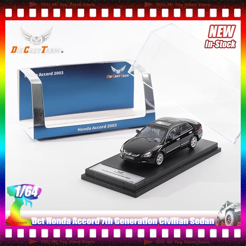 

Новый Dct Honda Accord 7-го поколения Civilian Sedan, имитация сплава, модель масштаба 1:64, литая коллекционная индивидуальная игрушка в подарок