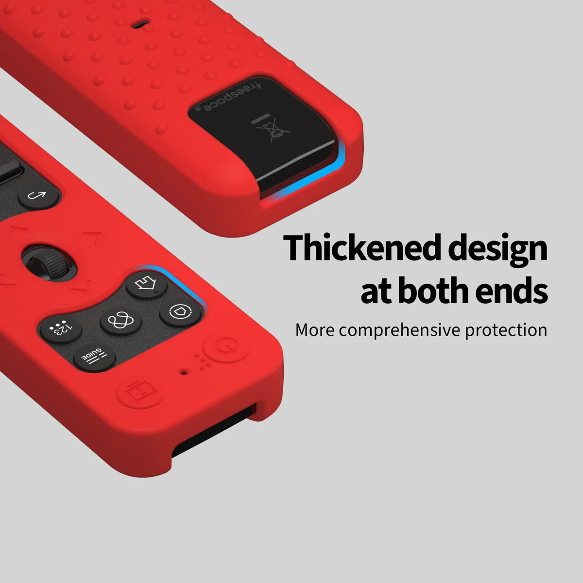 Compatible with LG MR25GA  4K Remote Control Protective Case, also fits LG OLED 2025 Smart TVs. All buttons remain exposed. - view 3