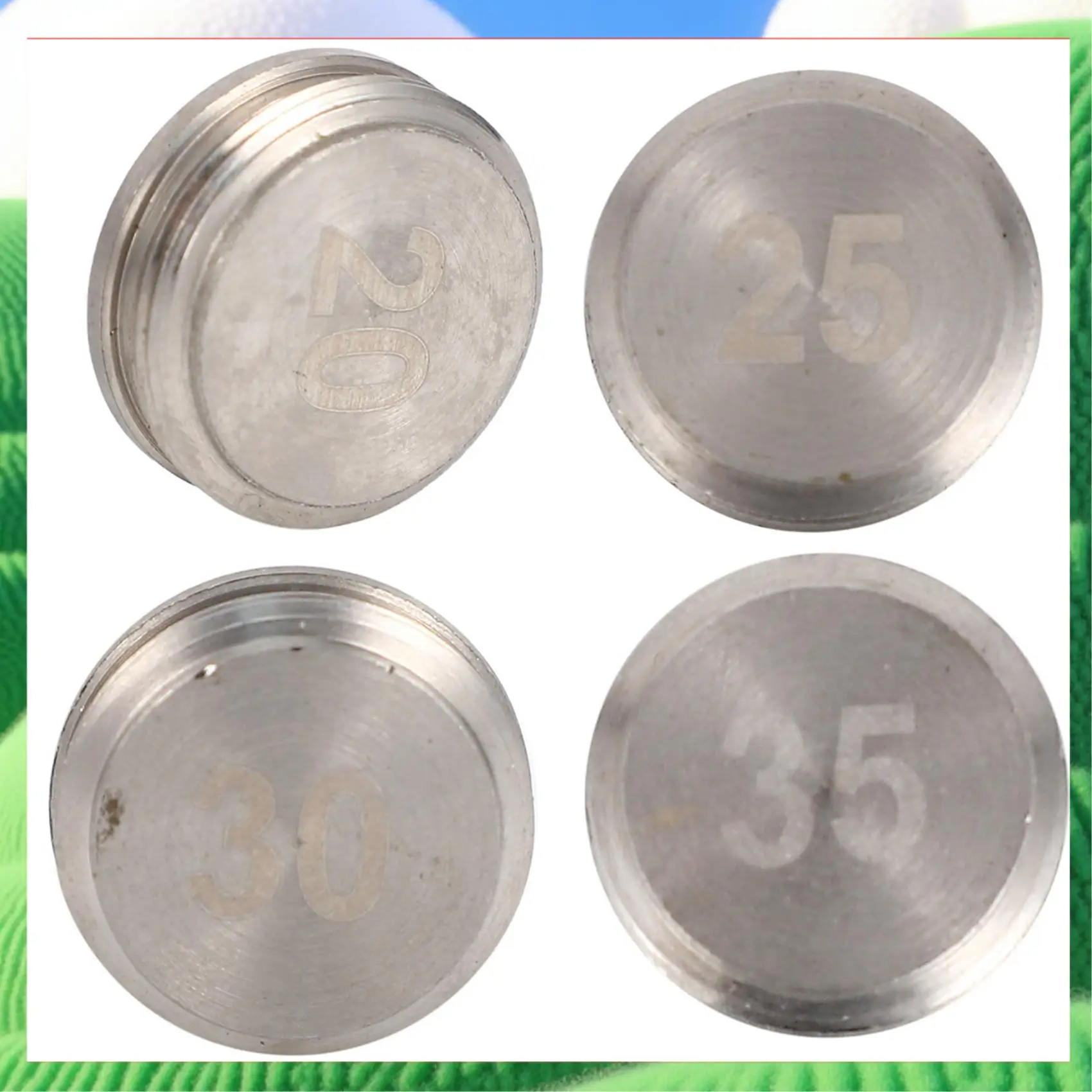 

2Pcs Lab Custom Weights For Odyssey Stroke Lab Golf Putter 30G-[Cilae]