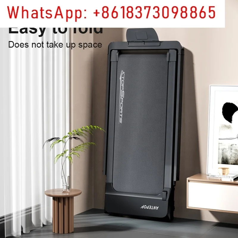 1-8 كم/ساعة 1-10 كم/ساعة المحمولة الكهربائية بمحركات الصالة الرياضية ممارسة مفرغة صغيرة مسطحة الجري تحت مكتب وسادة المشي #3