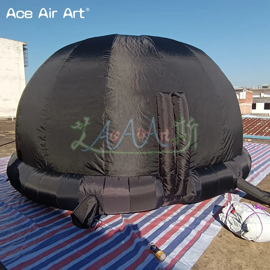 

4m Diameter Inflatable Movie Dome Inflatable Planetarium Tent With Door And Ring for Projection