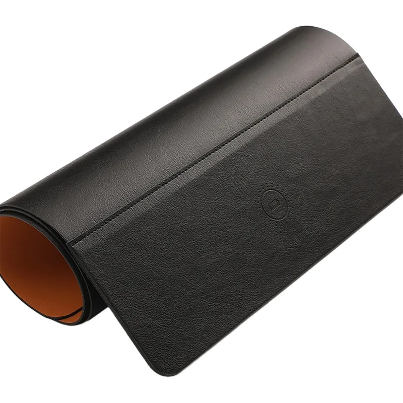 15 واط الهاتف المحمول اللاسلكي شحن سريع ماوس الوسادة متعددة الوظائف مكتب كبير بالإضافة إلى حصيرة مكتبية طويلة مقاوم للماء لوحة ماوس لاسلكية #6