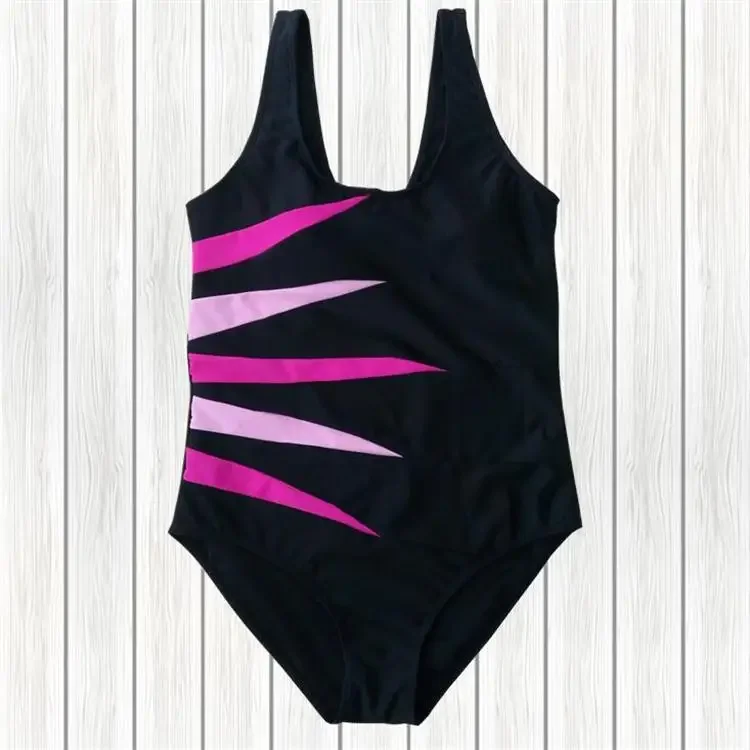 5XL One-Piece Large Size Swimwear With Push Up Women Plus Size Swimsuit Closed Female Body Bathing Suit