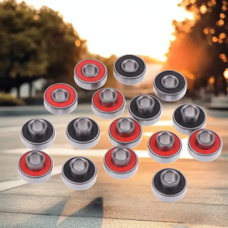 Akcesoria do deskorolki elektrycznej Long Hoverboard 608-2RS: Wysokiej prędkości ciche łożyska, 4/8 szt. Długa płyta zintegrowana