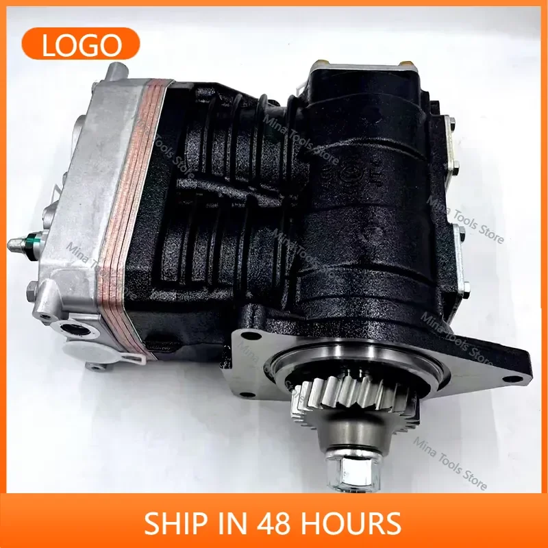 12V Air Compressor Model 1000406884 612630030405 Dual-Barrel Assembly for WP12 and WP13 Engines OLIVER for