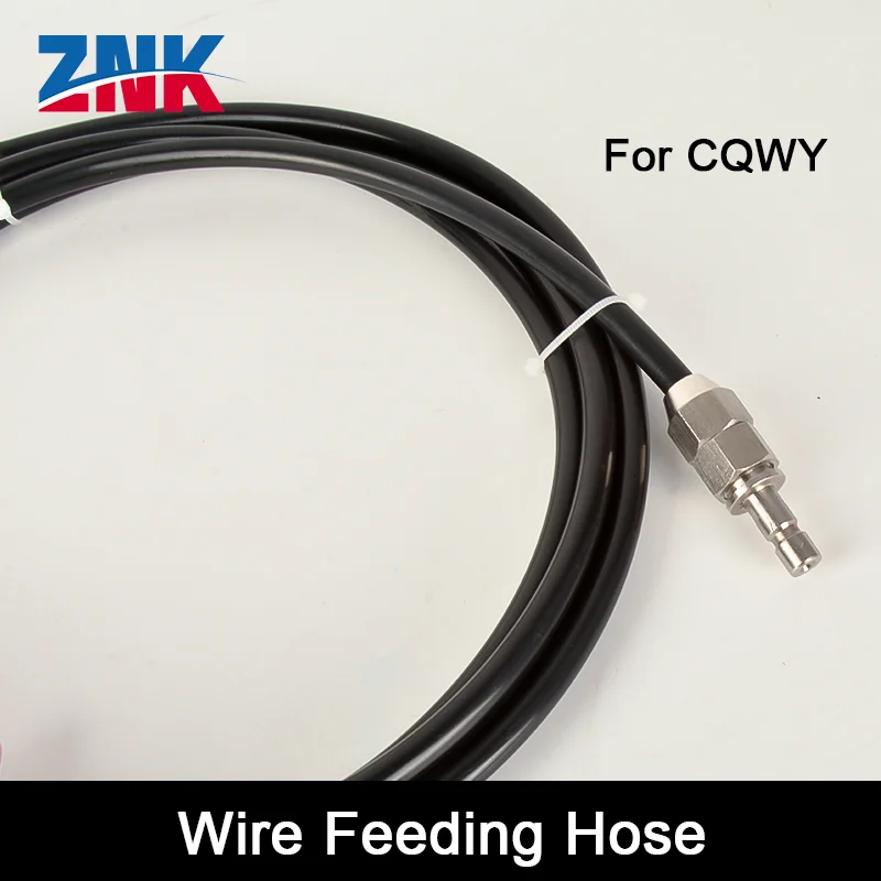 ZNK CQWY Qilin HR Soldadura láser de mano Tubo de alimentación de alambre de grafeno de aluminio con resorte Cable de aluminio de 2,0 mm