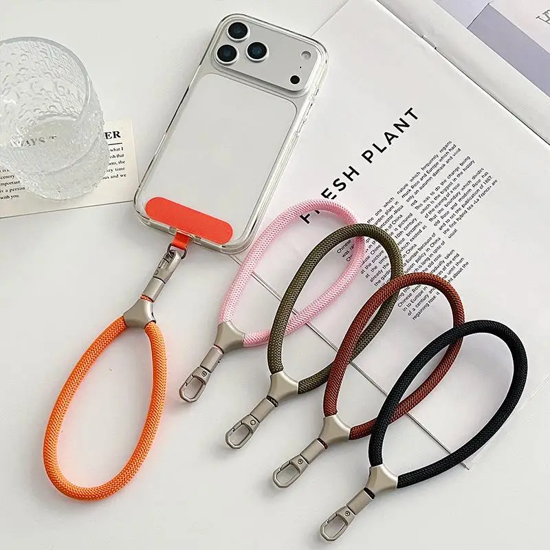 Handyanhänger aus schwerem Metall, Schlüsselband, Anti-Verlust-Schlüsselanhänger, solides Fingerband, Premium-Schlüsselkordel, Handyseil – Detail 1