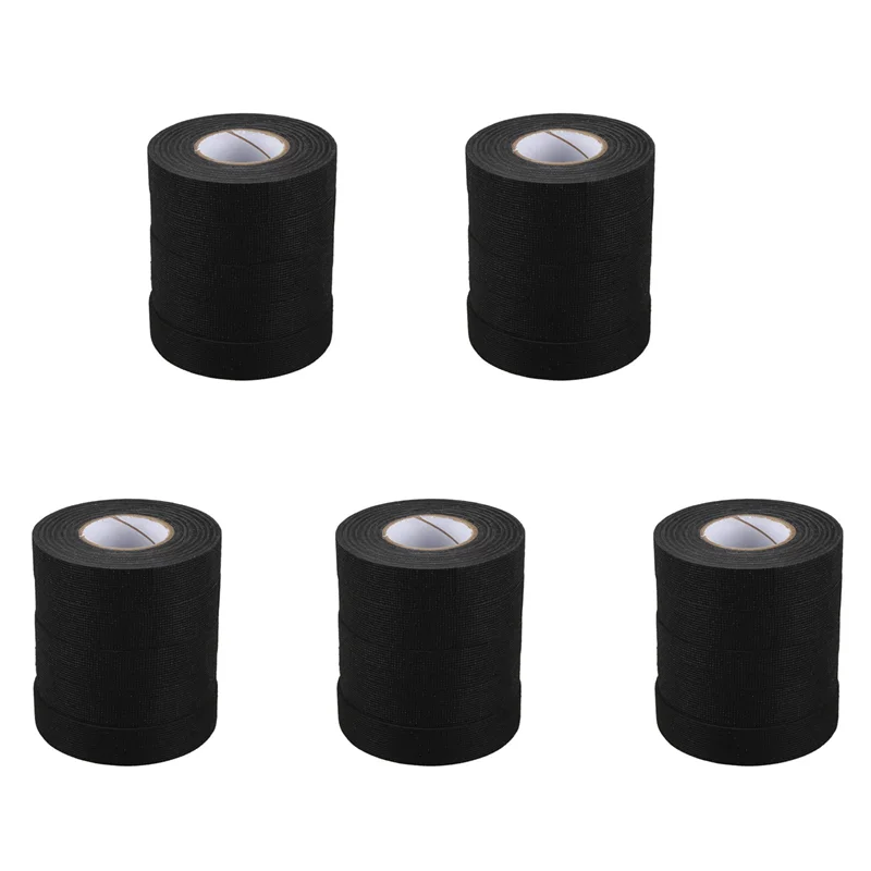 

AA76-25Pc Heat-Resistant Wiring Harness Tape Looms Wiring Harness Cloth Fabric Tape Adhesive Cable Protection 19Mm X 15M