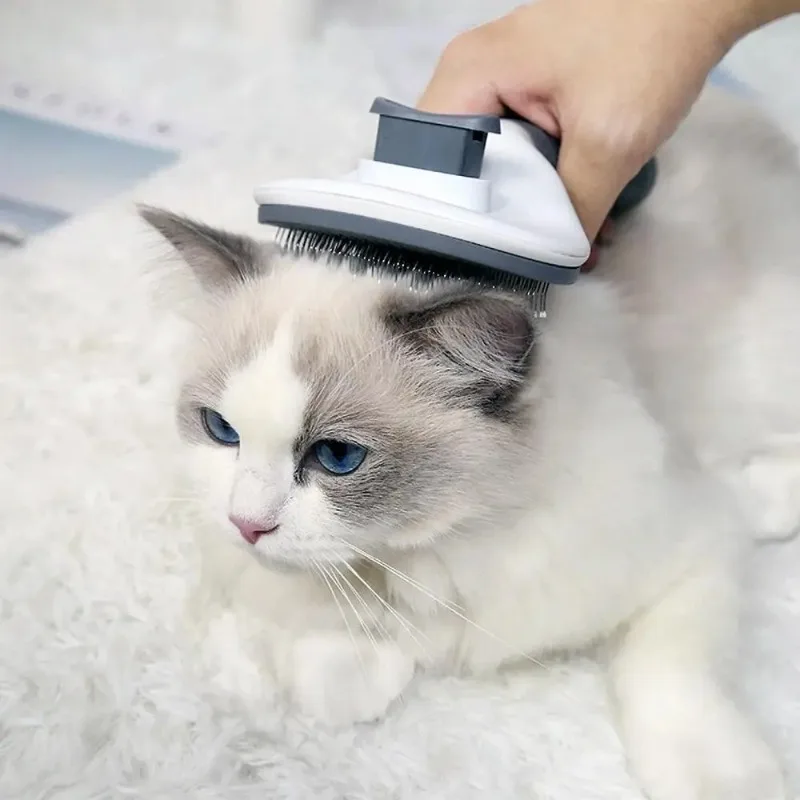 

Pet Dog Brush Cat Comb Self Cleaning Pet Hair Remover Brush For Dogs Cats Grooming Tools Pets Dematting Comb Dogs Accessories