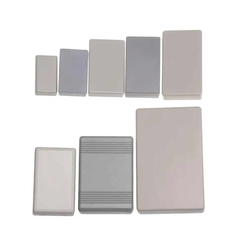 Plastic Waterproof Project Box Storage Case White/Grey/Black Housing Instrument Case Electronic Project Box Enclosure Supplies