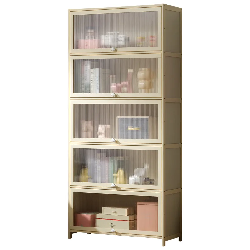 clamshell storage cabinet household living room multi-layer snacks dopamine chest bedroom bedside table storage cabinet