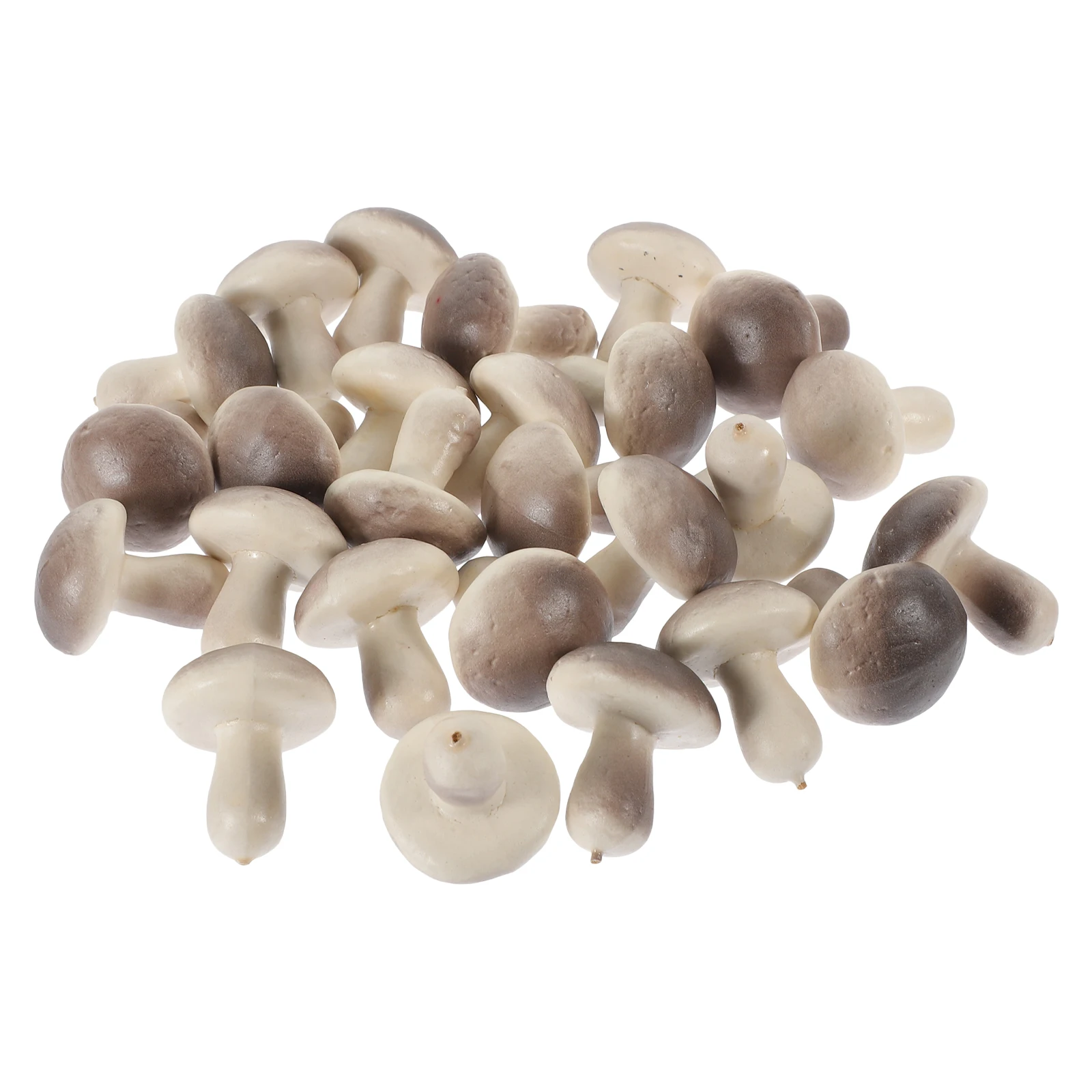 

100pcs Decorations Miniature Mushroom Statue Micro Mushroom Figurines For Garden Landscape Decoration Simulation