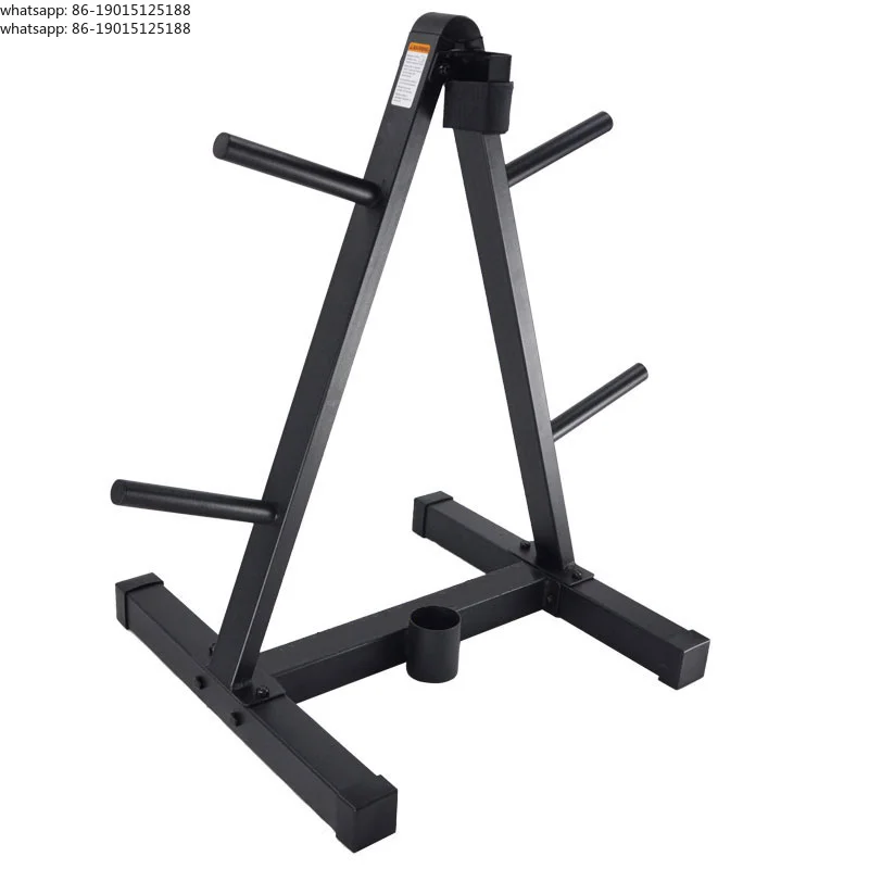 25/50mm Aperture Barbell Discs Rack Dumbbell Plates Support Pole Holder Weight Training Equipments Storage Bracket