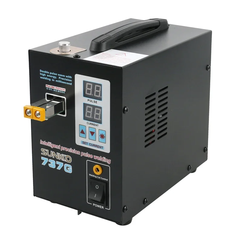 For SUNKKO 737G Spot Welder 1.5KW LED Illumination Dual Digital Display Double Pulse Welding Machine For 18650 Battery