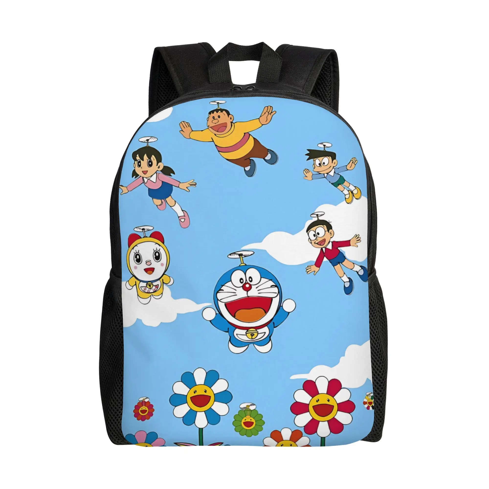 1Piece Fly New School Year Backpack Doraemon College Student  Backpack