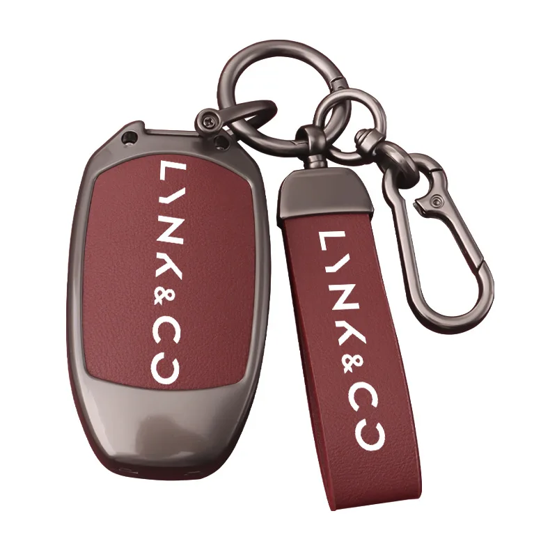 

Premium Zinc Alloy Key Cover Case for Lynk & Co 03/01 Limited Edition/06/05/02 - Protective Key Fob Shell Keychain