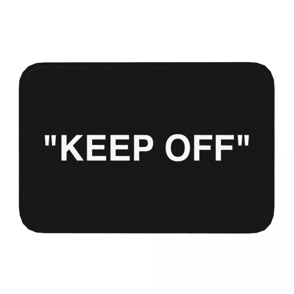 WHITE Keep Off Anti-Slip Rug Doormat Kitchen Mat Balcony Carpet Home Decor