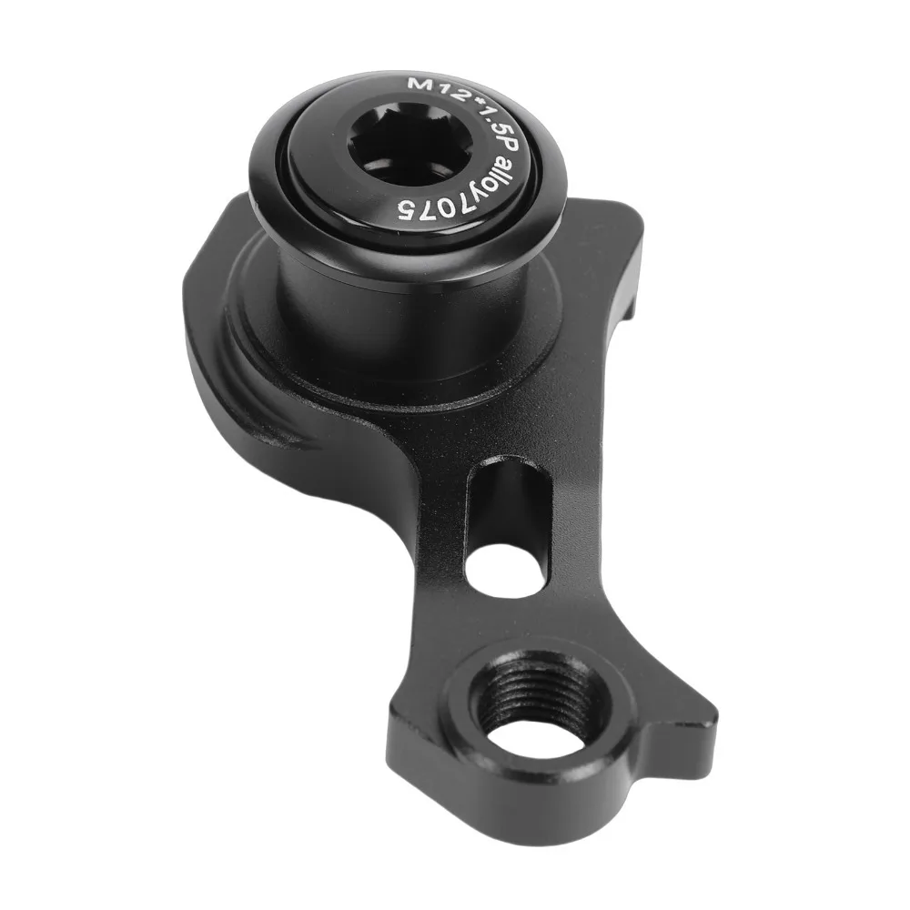 Support de dérailleur en alliage d'aluminium UDH, distance centrale de 49 mm, noir, support de dérailleur de vélo allongé pour Trek/Sram