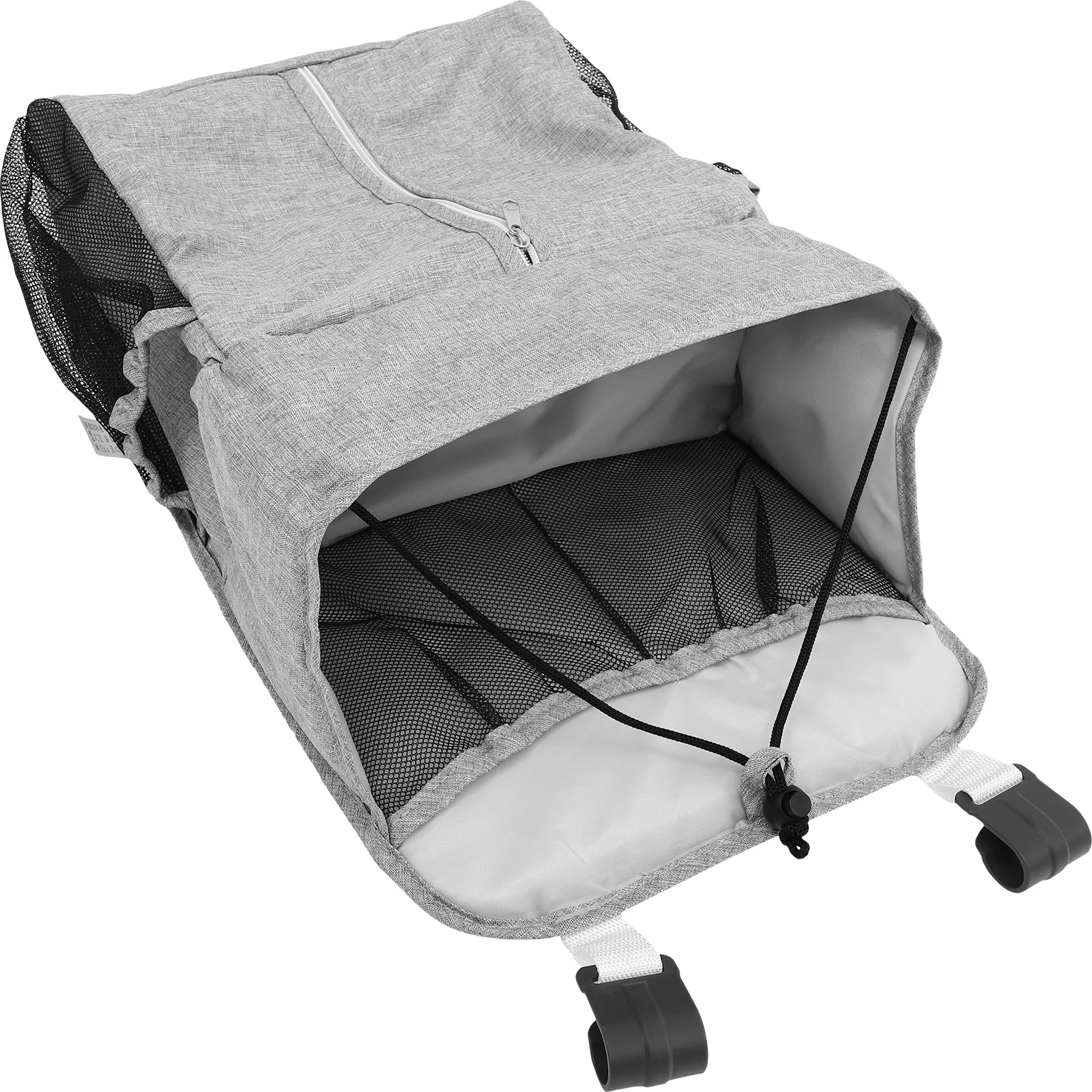 Bolsa de almacenamiento para cama de bebé, organizador de pañales colgante para cuna, bolsa colgante de lino Premium, almacenamiento para guardería, 1 Uds.