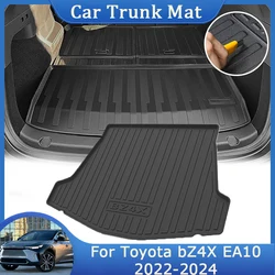 For Toyota bZ4X EA10 2022 2023 2024 TPE Rear Trunk Mat Waterproof Protect Storage Pad Cargo Tray Floor Decoration Accessories