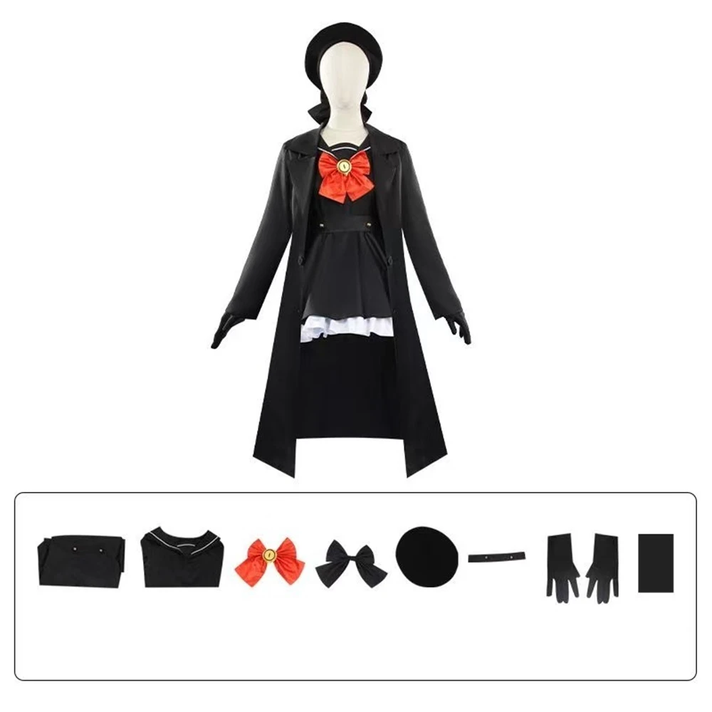 XIN LAI SEN Unisex Anime Cos Professor Smug Niyaniya Cosplay Costume Halloween Uniform Custom Size - Image 5