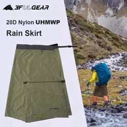 3F UL GEAR 20D UHMWPE Rain Gear Rainwear Long Rain Kilt gonna impermeabile pantaloni pantaloni per campeggio all'aperto escursionismo impermeabile