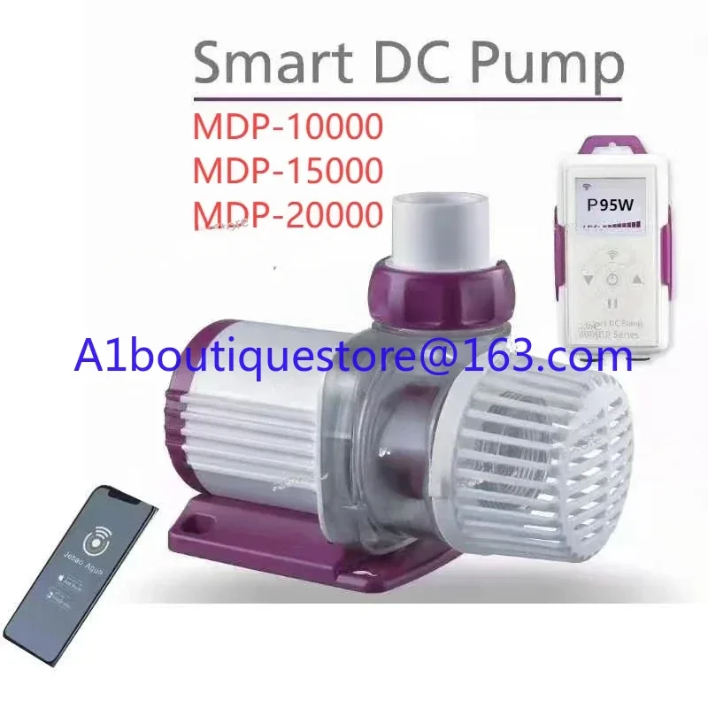 With Wifi Control Fish Aquarium Pump -13000 15000 20000 24V 36V 95W 120W 180W Jebao MDP Series LCD Display