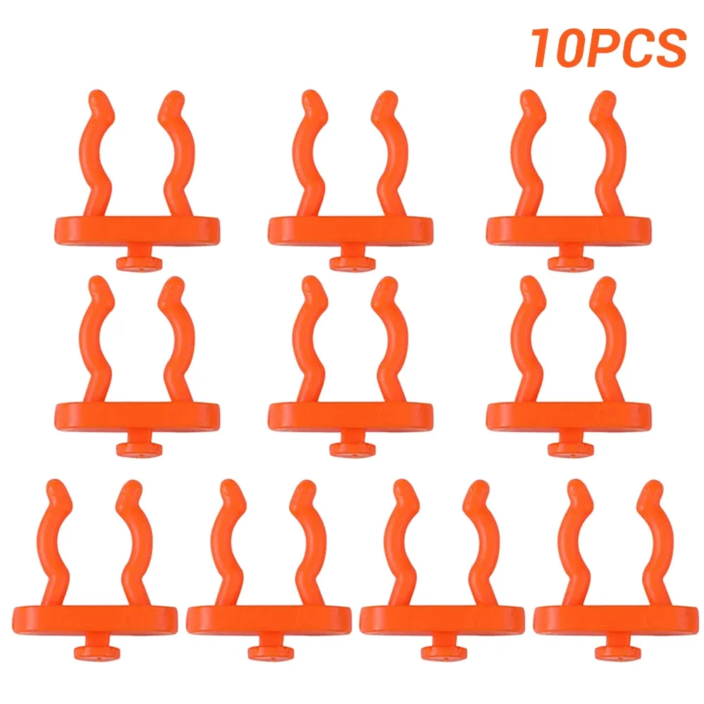 10Pcs Hardware Tools Hook Plastic Wall-Mounted Hanging Plate Hole Plate Hook Parts Storage Box Garage Unit Shelf Tool Holder