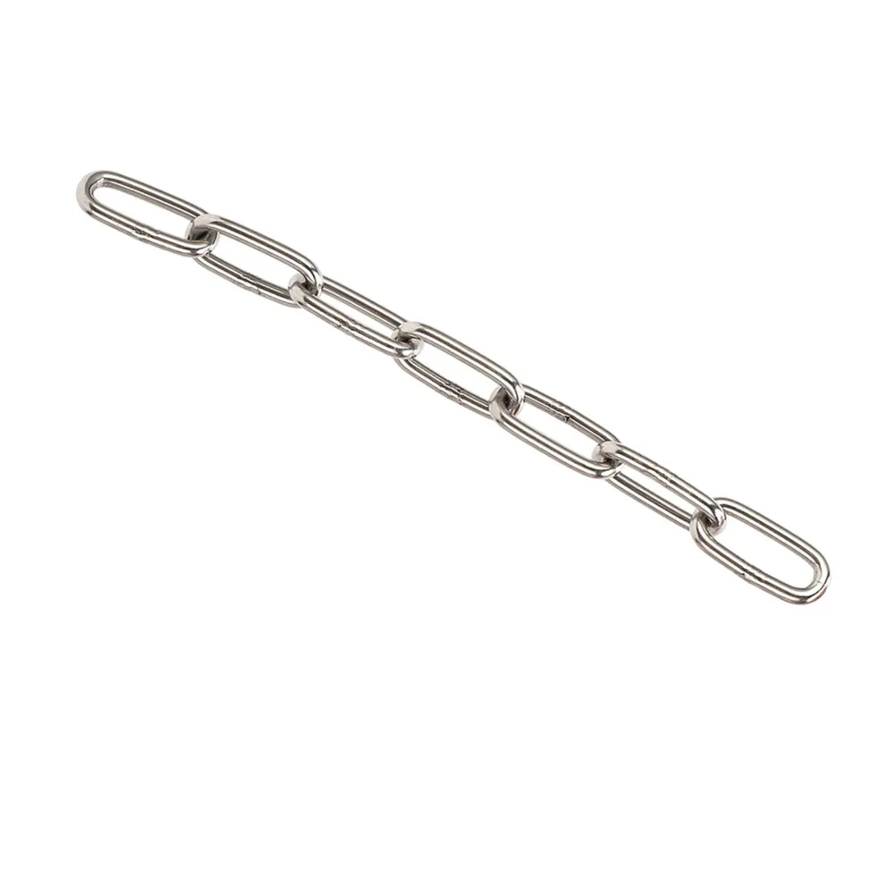 Multi-Purpose 304 Stainless Steel Stainless Steel Chain Chain Link Lifting Chain Utility Chain DIY Projects