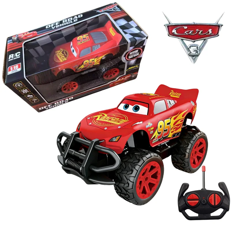 

2026 Disney Pixar Cars Electric Toy Car | Lightning McQueen Channel 4 off-road Remote Control Car | Model Toy Kids Birthday Gift