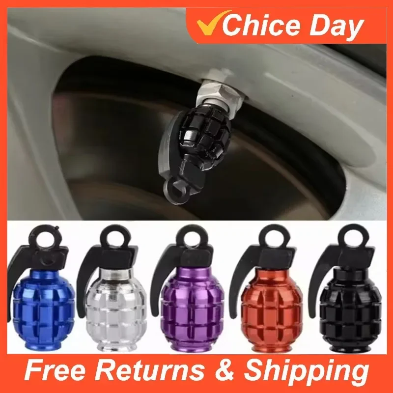 4pcs Bike Wheel Rim Valve Stem Cover Car Tyre Air Dust Cap Aluminum Alloy Tire Cap For Bus Motorcycle Suitable Schrader Amagi