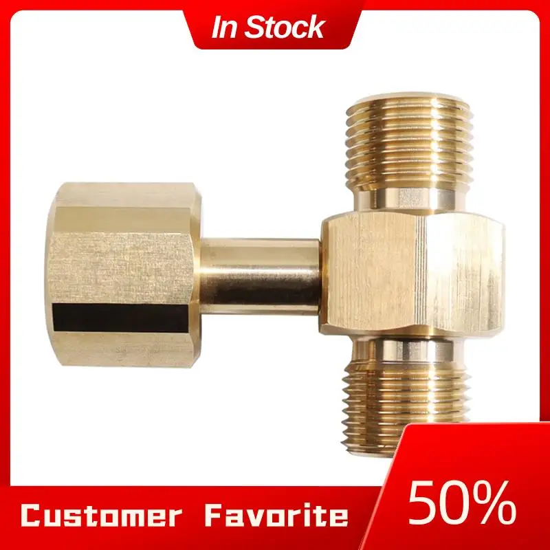 

Top Sale CO2 Tank Adapter W21.8-14 Adapter Converter Tee Adapter T-Adapter 1 To 2 W21.8-14