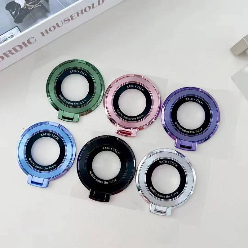 Luxury For Magsafe Magnetic Ring Bracket Stand Case For IPhone 15 Pro Max 14 13 12 S24 S23 Ultra Phone Holder Cover Accessories