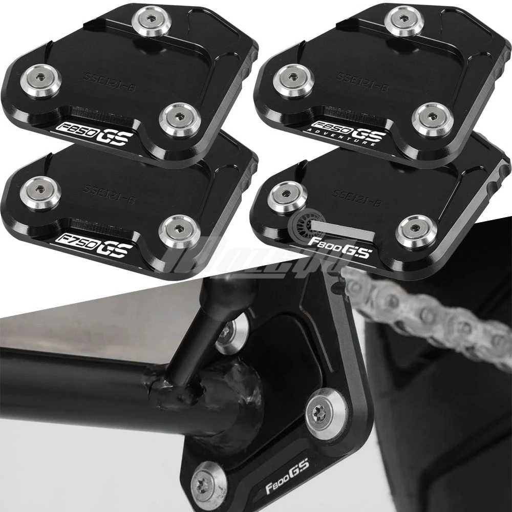 For BMW F800GS F750GS F850GS F 850 GS ADVENTURE 2023 2024 2025 2026 Motorcycle CNC Aluminum Side Stand Enlarge Kickstand Parts