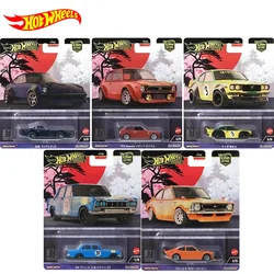 Mattel Hot Wheels 1:64 Car Culture Automotive Models Japanese Historics 4 Nissan Z Mazda Rx3 Honda Corolla Boys Toys Real Riders