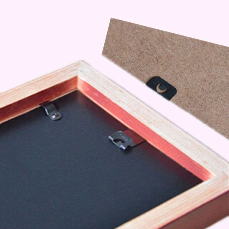 

100pcs Picture Frame Back Board Photo Wall Artwork Painting Sawtooth S Clip Over best sale