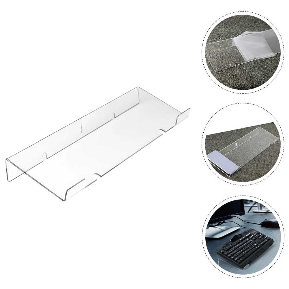 

Keyboard Stand Ergonomic Acrylic Tilted Design For Office Gaming Computer Work Riser Holder Desk Organizer