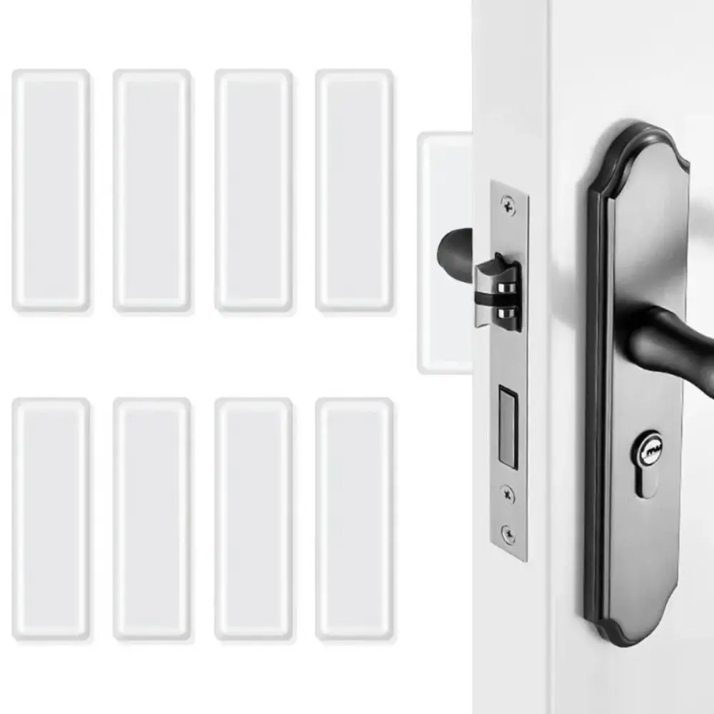 

Silicone Door Stop Buffer Pads Self Adhesive Transparent Refrigerator Anti-collision Strips Anti-crash Wall Protector