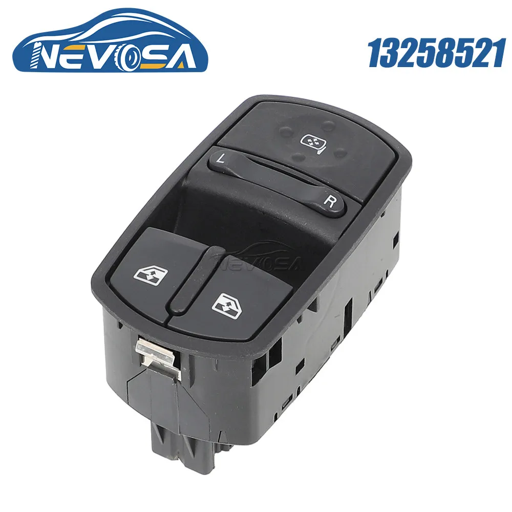 

NEVOSA 13258521 For Opel Vauxhall Corsa D/E 2006 2007 2008 2014 RHD Right Driver Power Window Switch Auto Accessorie 13258521AA