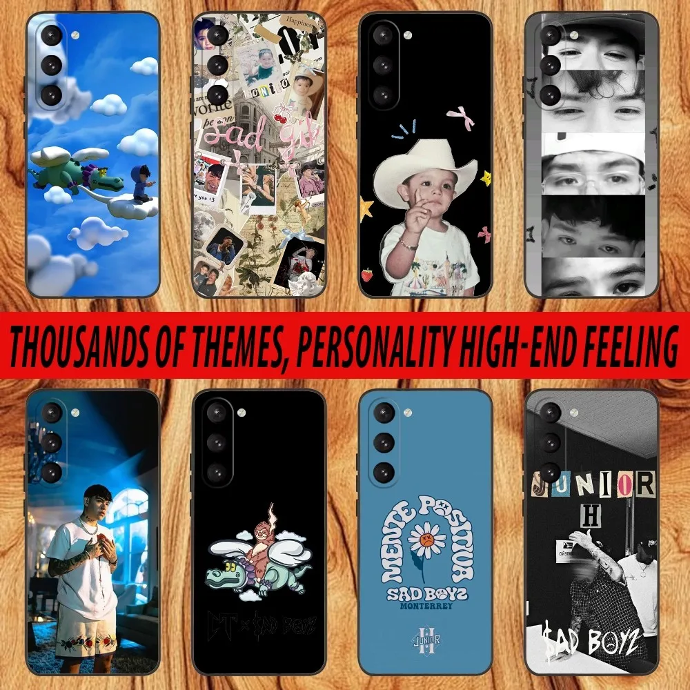 

J-Junior H MUSICA Phone Case For Samsung S 25,24,23,22,30,21,10,9,Ultra,Plus,Lite,FE,4,5 G Black Soft Case