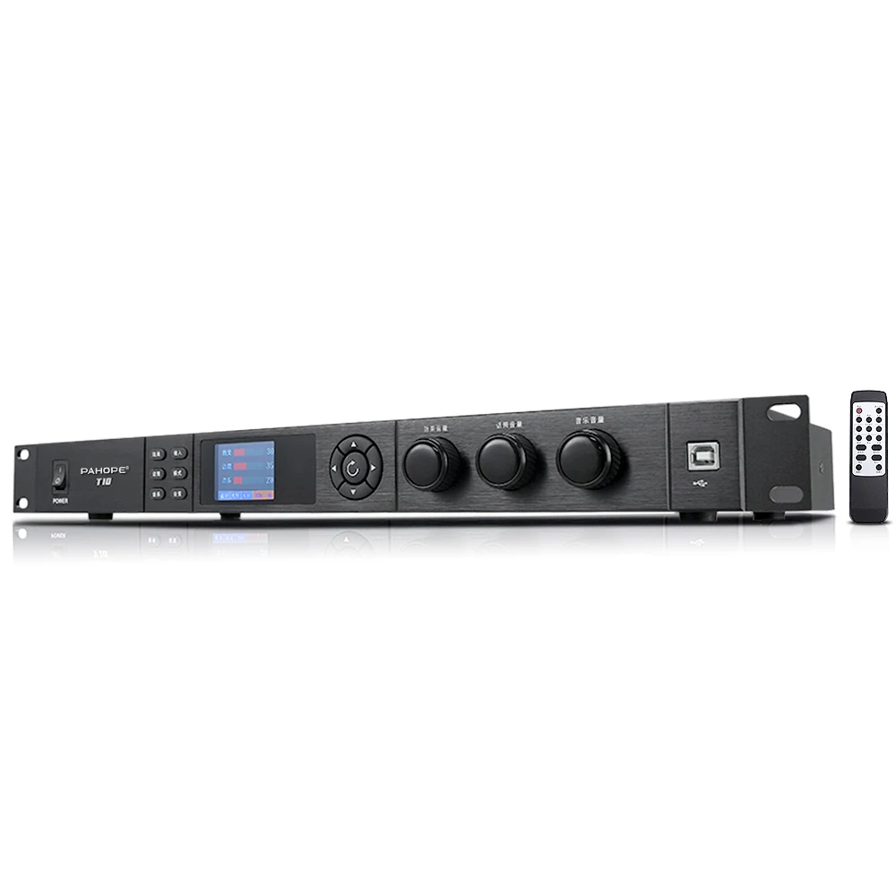 

Digital Audio Processor Dual- DSP With Bluetooth Front Effector KTV 5.1Pre - Effects for Karaoke System