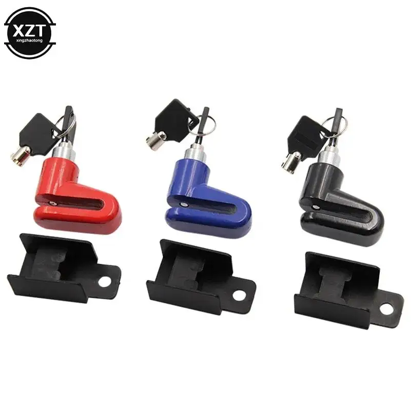 New Motorcycle Lock Security Anti Theft Alarm Bicycle Motorbike Motorcycle Wheel Disc Brake Lock Theft Protection For Scooter