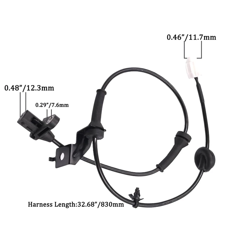 2PCS ABS Wheel Speed Sensor Front LH RH 56220-M68K10 56210-M68K10 For Nissan Pixel Pix For SUZUKI Alto A-STAR 1.0