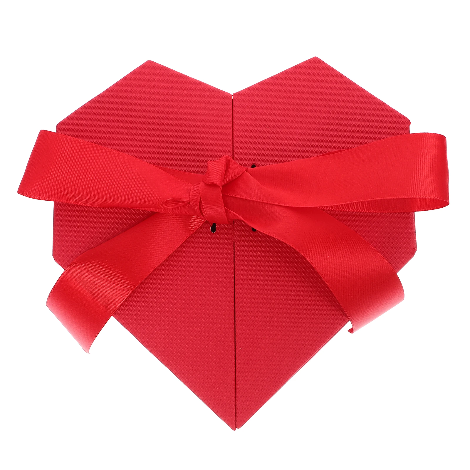 

Heart Shaped Gift Box Red Wedding Valentine Proposal Boxes Bridesmaid Favors Jewellery Storage Present Container