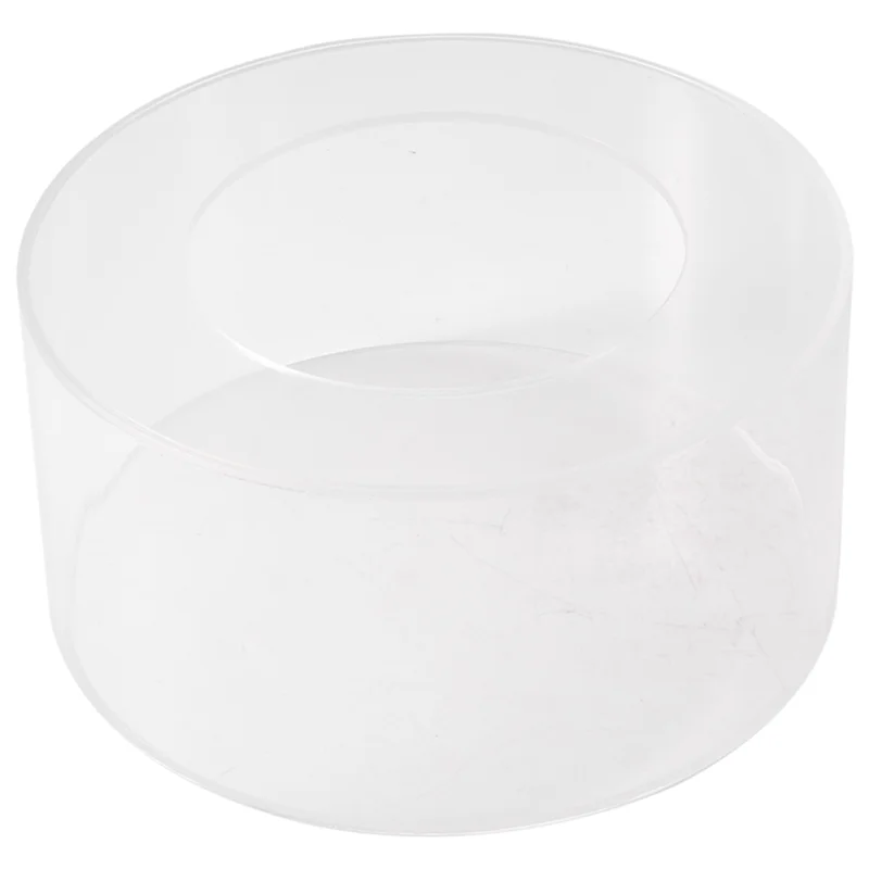 

1Pc Round Acrylic Cake Display Board Cake Edge Smoother Scraper Cake Tray DIY Round Decor Cake Refillable Board(B)