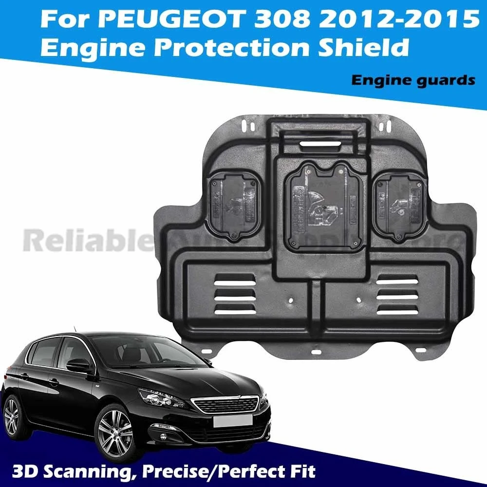 

Reliable Underbody Protection for Cars Safeguards Engine from Harmful Impacts for PEUGEOT 308 2012-2015