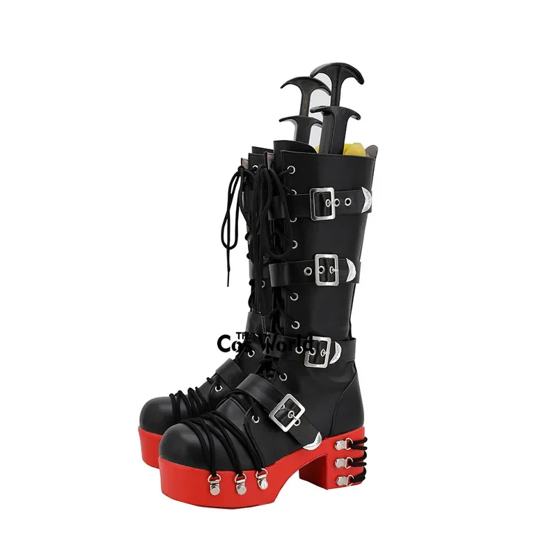 qq681デッドオアアライブ マリーローズ ゲーム カスタマイズ コスプレ ハイヒール シューズ ブーツ