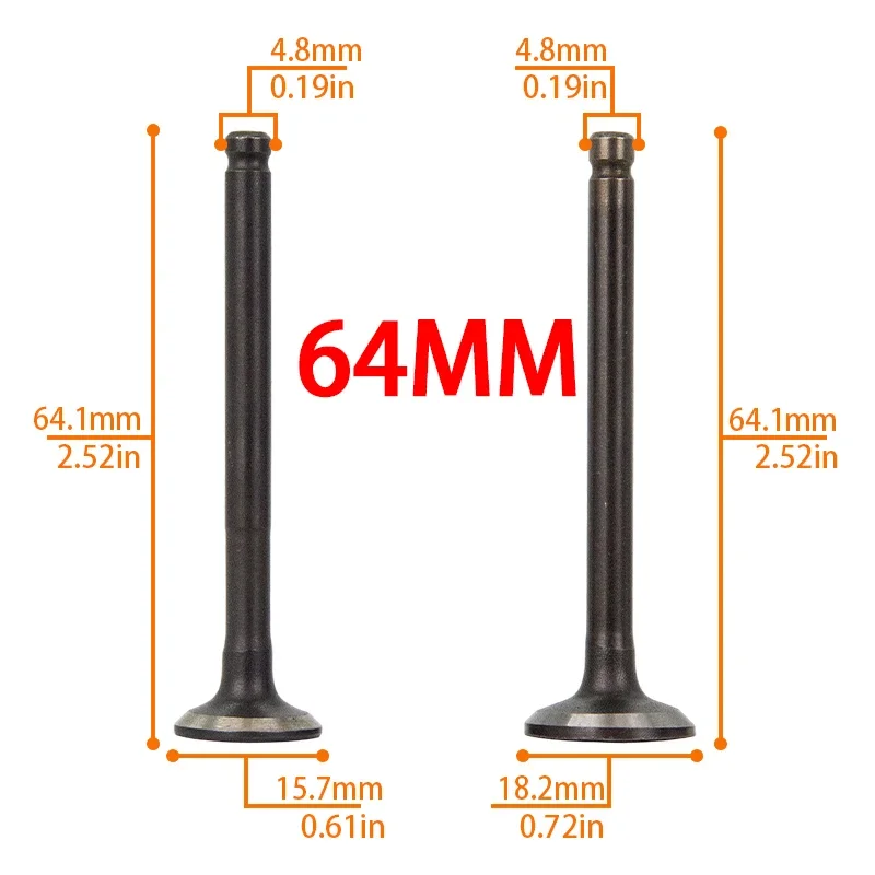 Motorcycle Intake Valve Exhaust Valve Comp Springs Set For Honda GY6 50cc 60cc 80cc 90cc 139QMB 139QMA 4 Stroke Engine Scooter