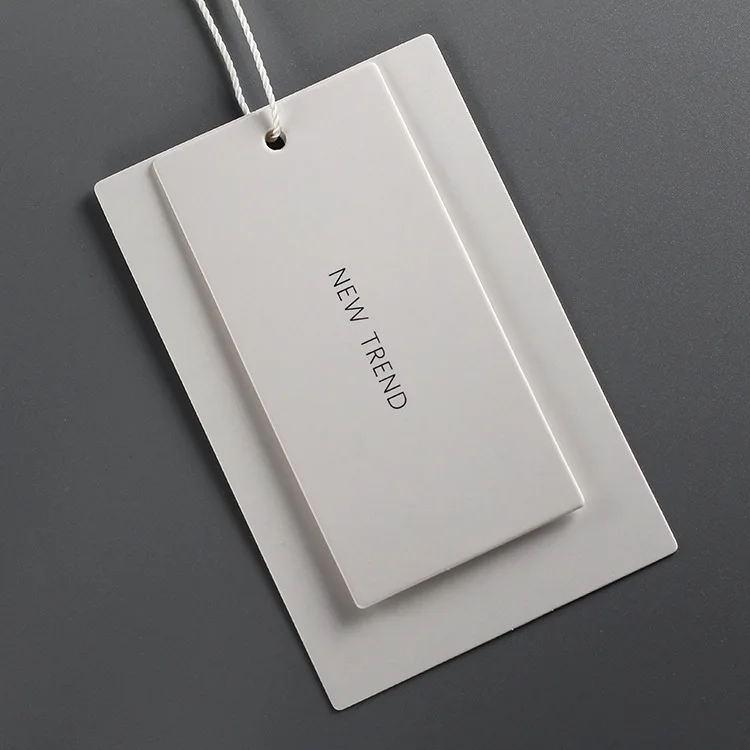 [50pcs]Hanging Tag Printing Clothing Universal Hanging Design and Production of High-end Trademarks