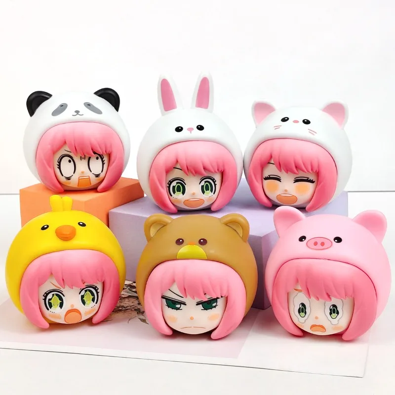 ฟิกเกอร์อนิเมะ Spy x Family อนยา ซีรีส์สัตว์ กล่องสุ่ม ขนาด 6 ซม. ของเล่นตุ๊กตาผ้ากำมะหยี่ ของขวัญวันเกิด/คริสต์มาส สำหรับแฟนๆ อนิเมะ